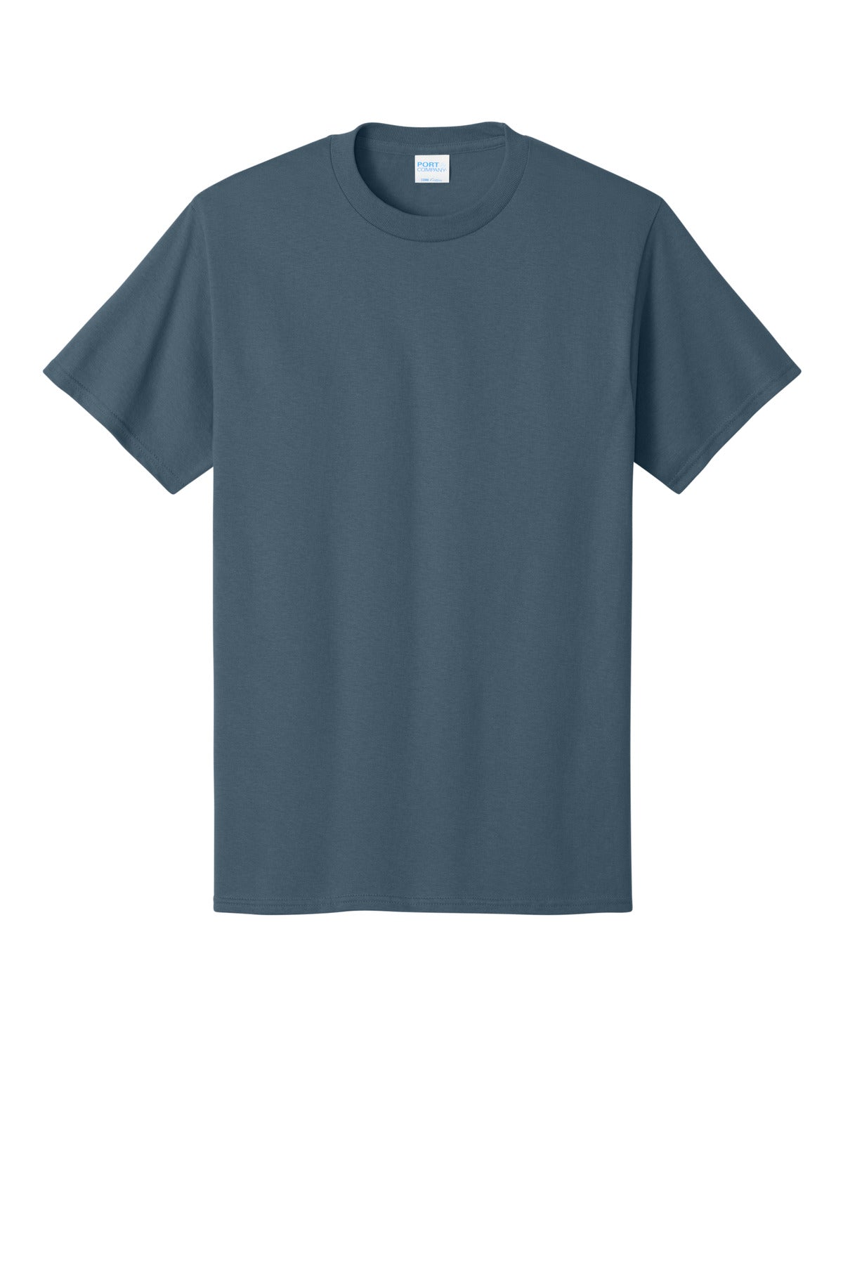 Port & Co Core Cotton Tee - Steel Blue