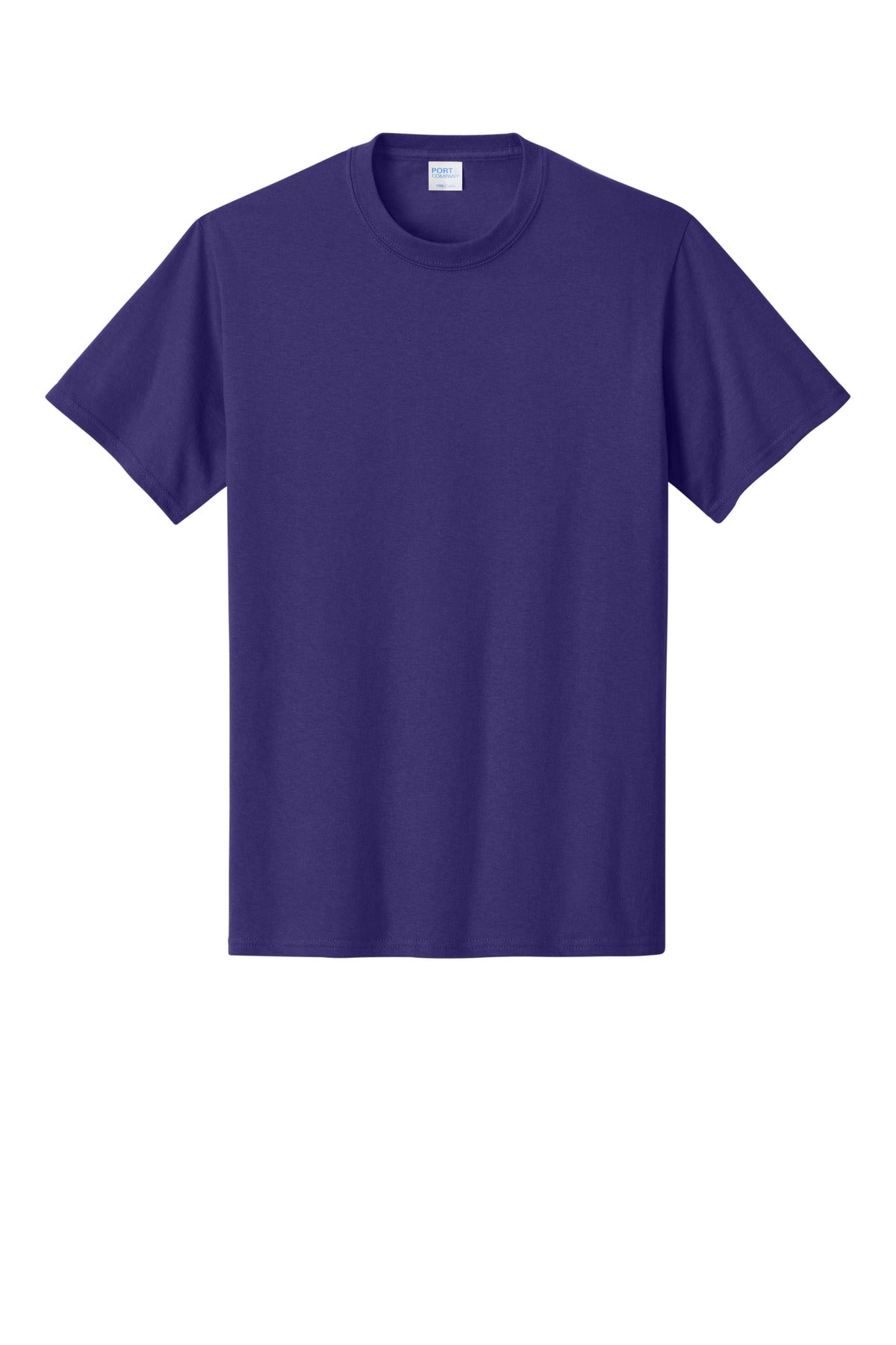Port & Co Core Cotton Tee - Team Purple