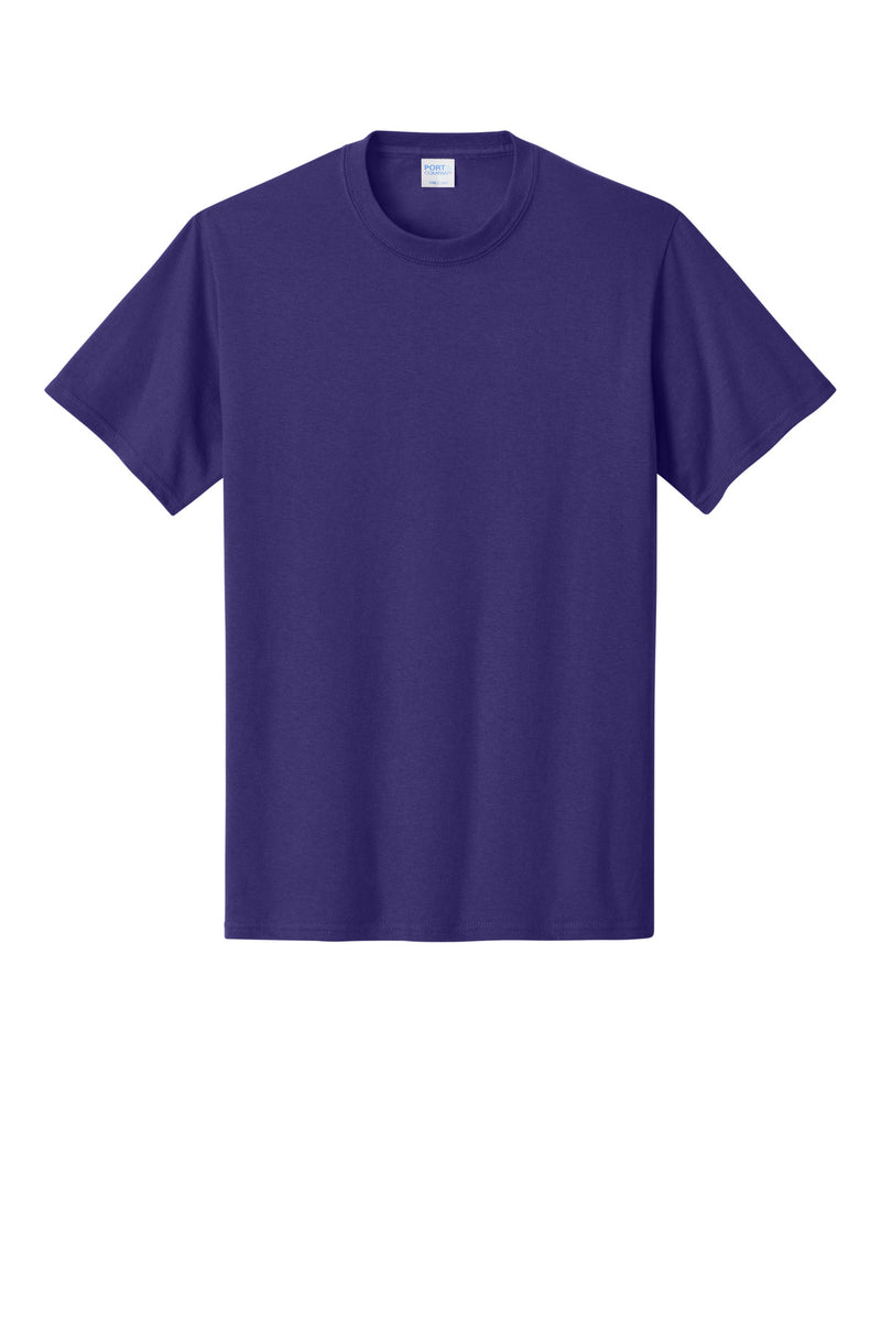 Port & Co Core Cotton Tee - Team Purple