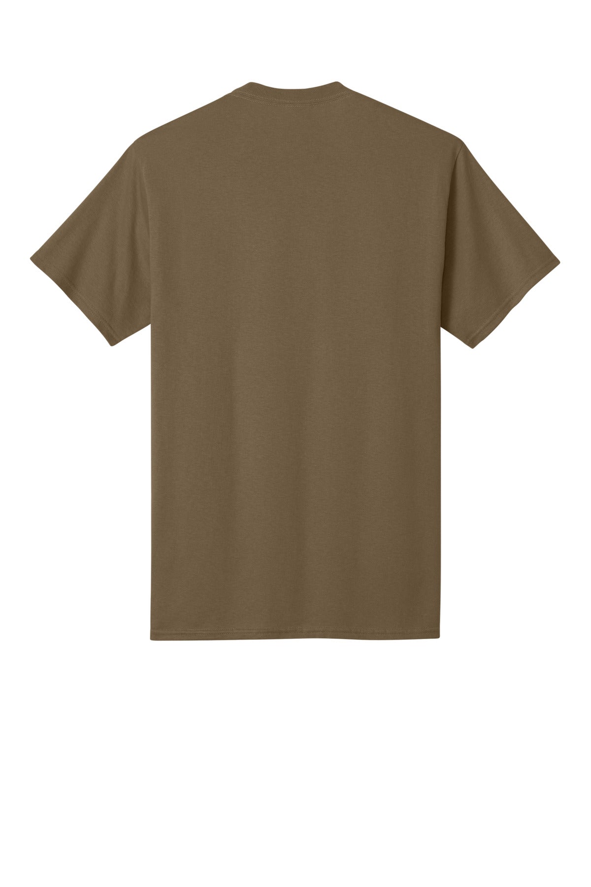 Port & Co Core Cotton Tee - Woodland Brown