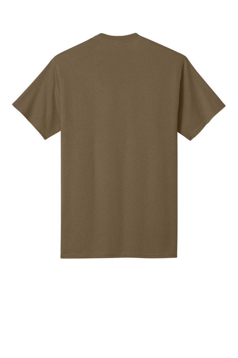 Port & Co Core Cotton Tee - Woodland Brown