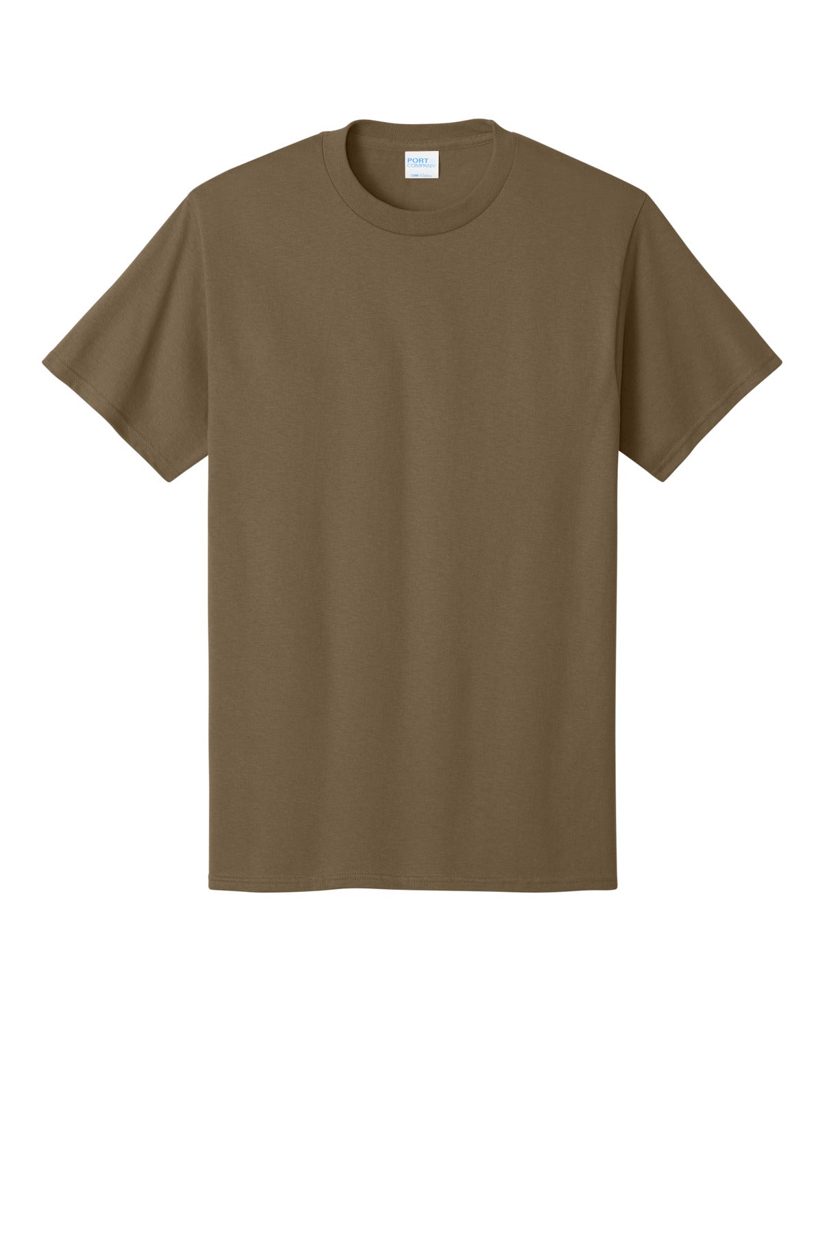 Port & Co Core Cotton Tee - Woodland Brown