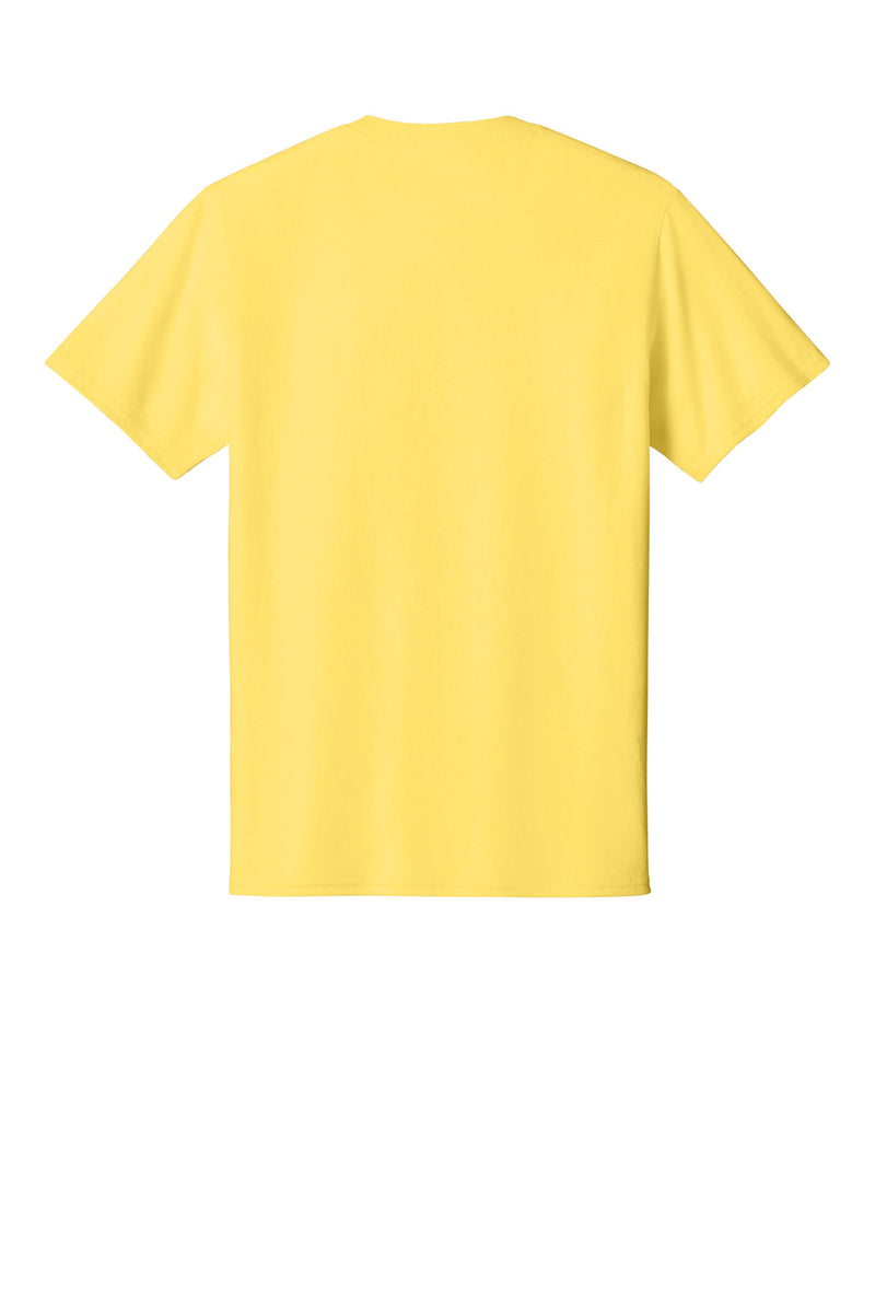 Port & Co Core Cotton Tee - Yellow