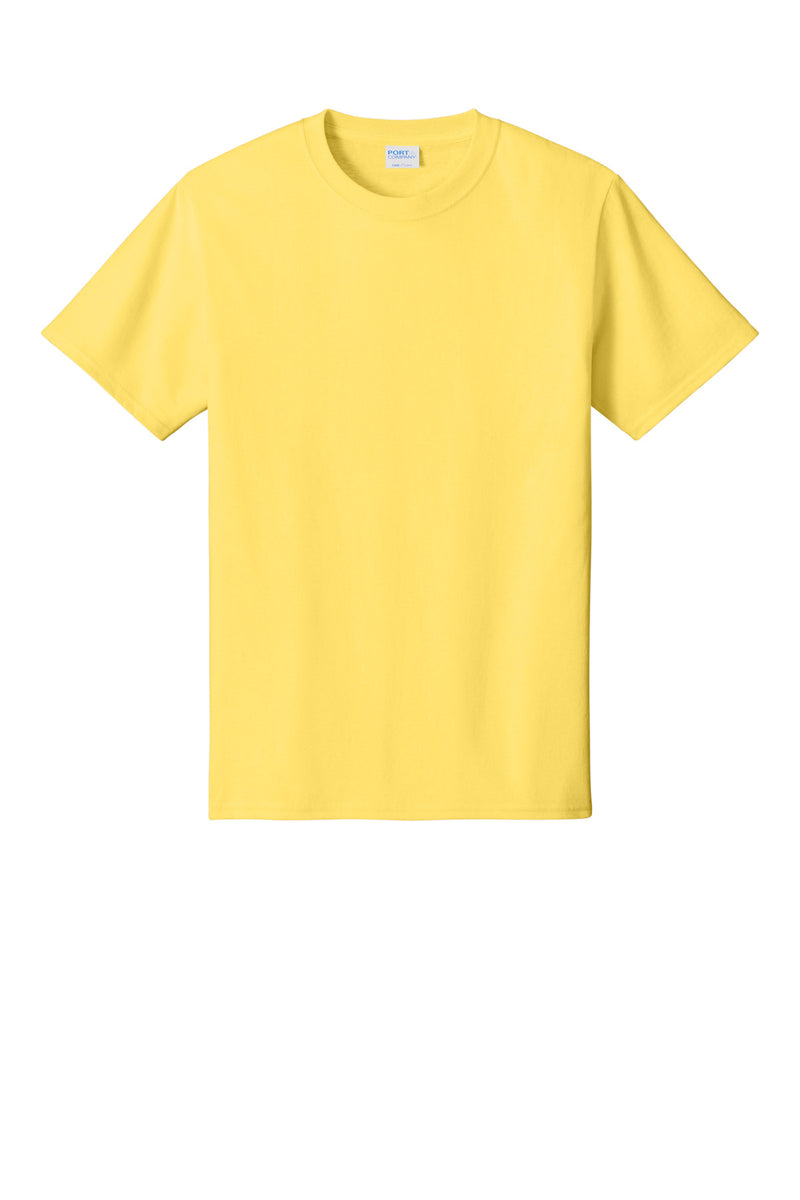Port & Co Core Cotton Tee - Yellow