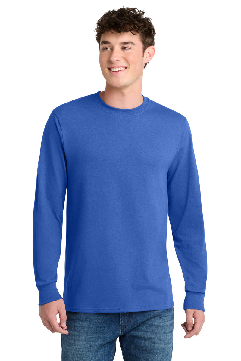 Port & Co Tall Long Sleeve Core Blend Tee - Royal