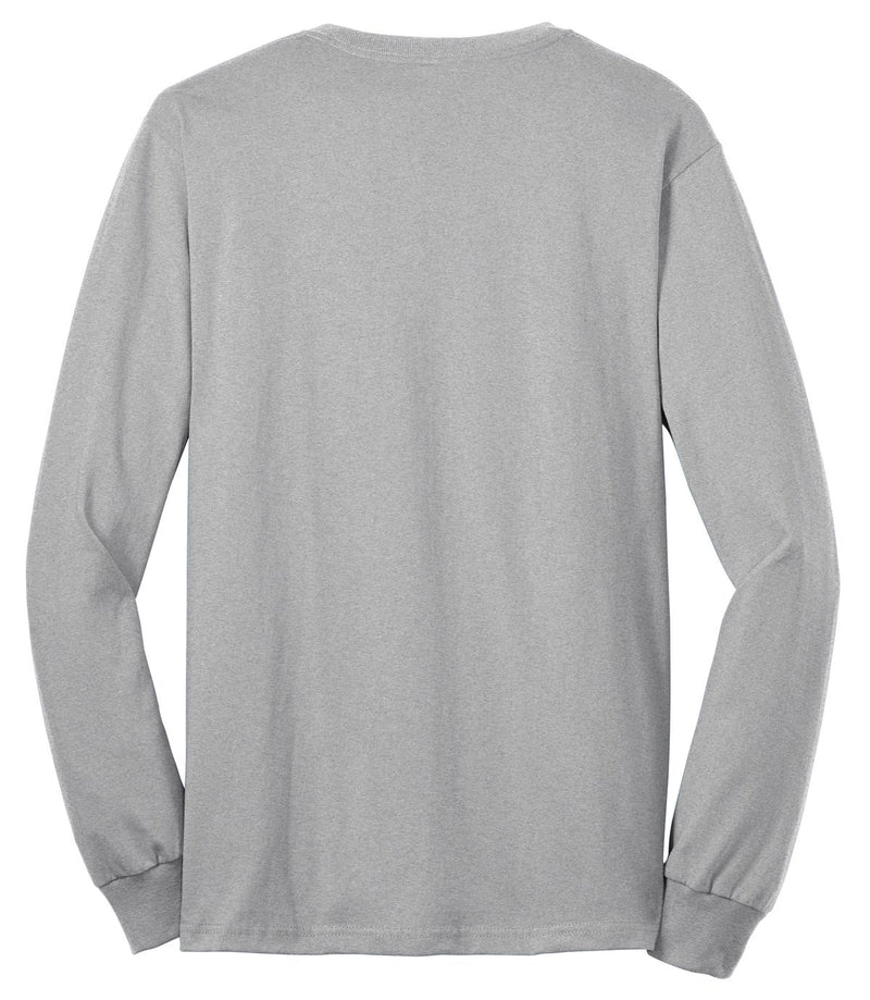 Port & Co Long Sleeve Core Blend Tee - Ash