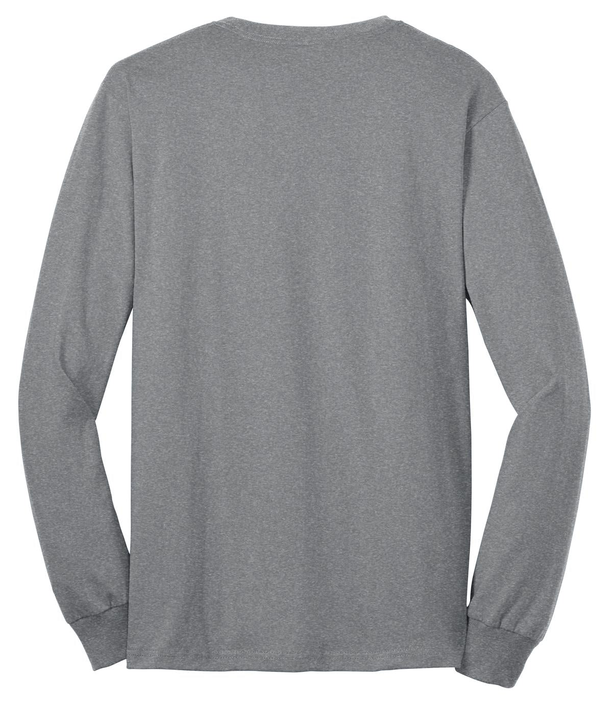 Port & Co Tall Long Sleeve Core Blend Tee - Athletic Heather