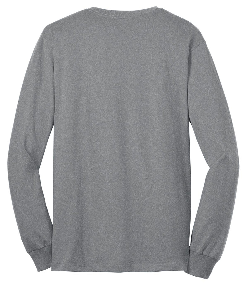 Port & Co Tall Long Sleeve Core Blend Tee - Athletic Heather