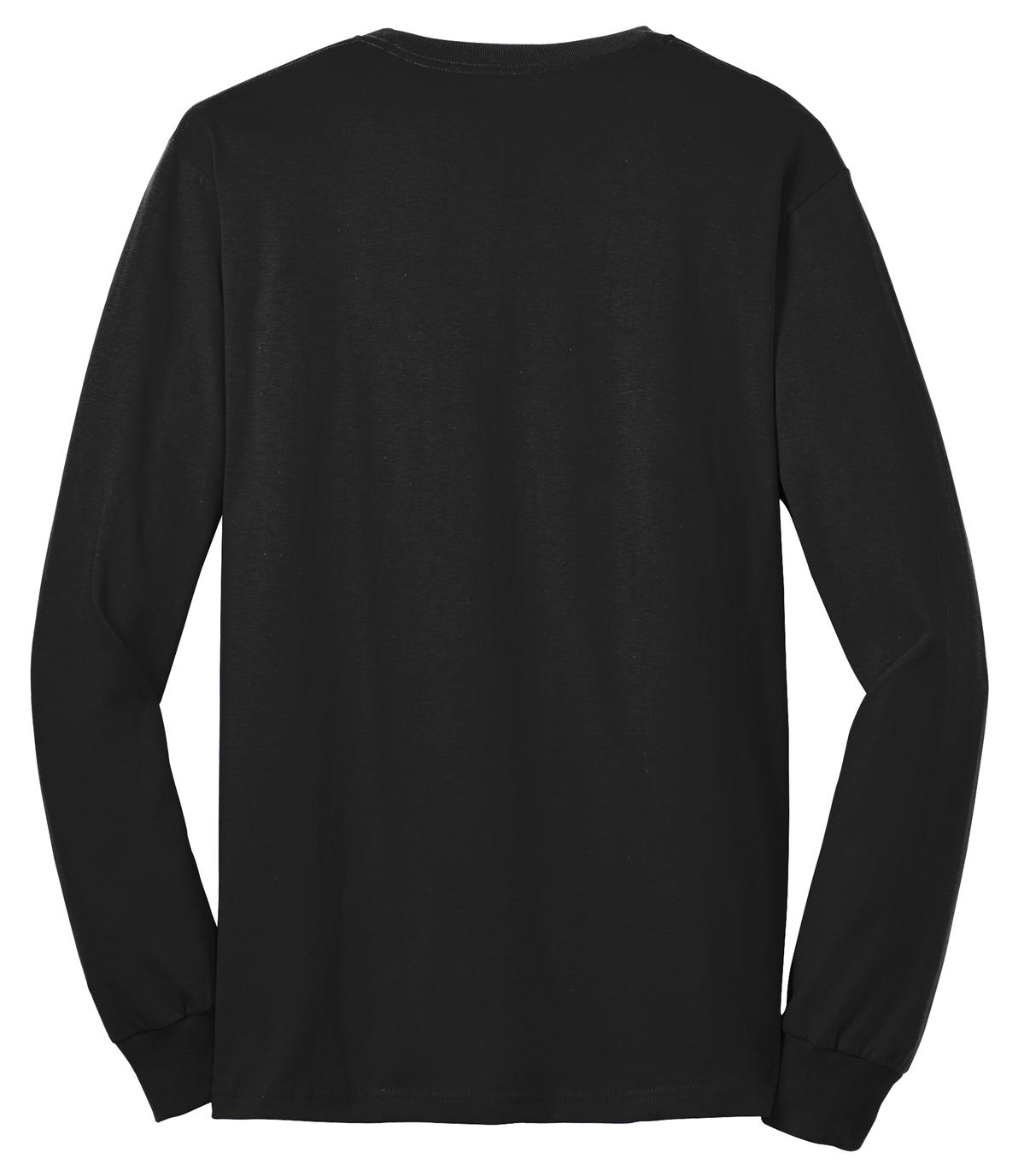 Port & Co Long Sleeve Core Blend Tee - Jet Black