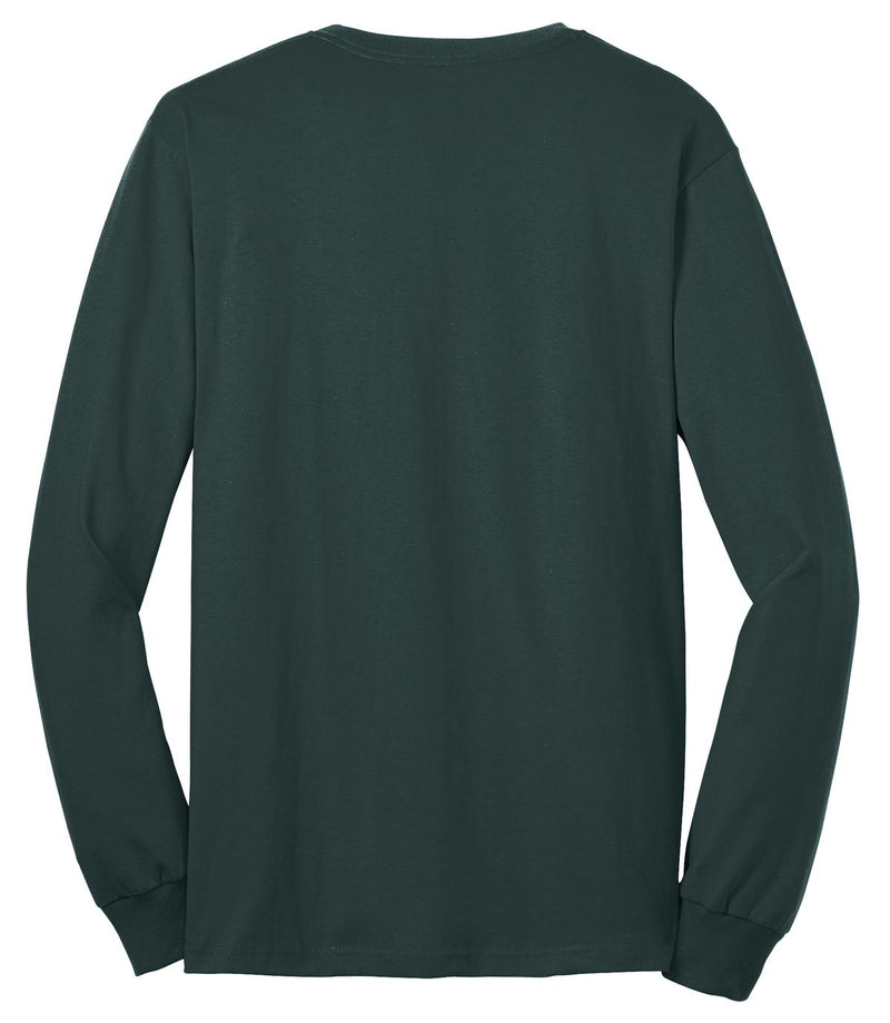 Port & Co Long Sleeve Core Blend Tee - Dark Green