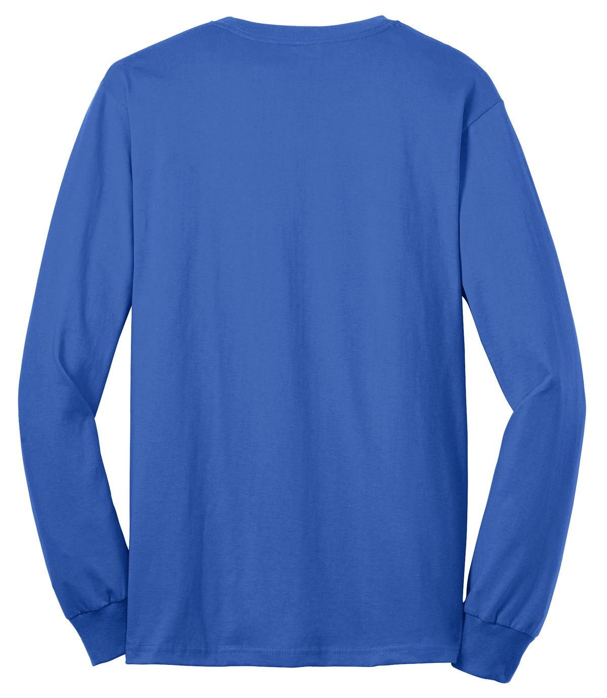 Port & Co Long Sleeve Core Blend Tee - Royal