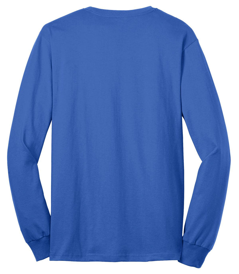 Port & Co Long Sleeve Core Blend Tee - Royal