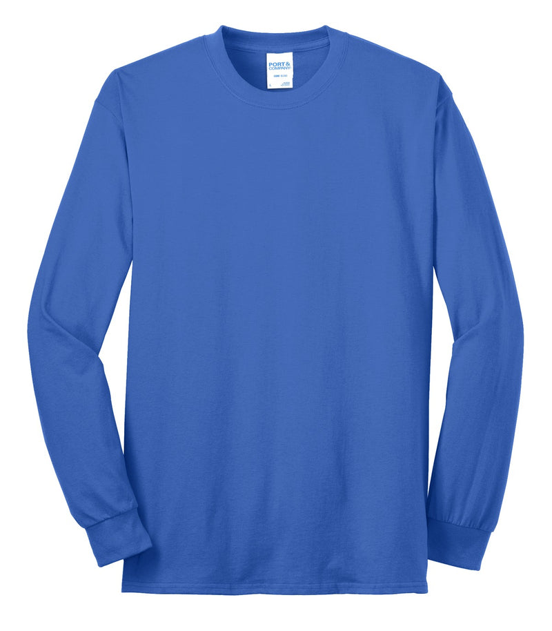 Port & Co Long Sleeve Core Blend Tee - Royal