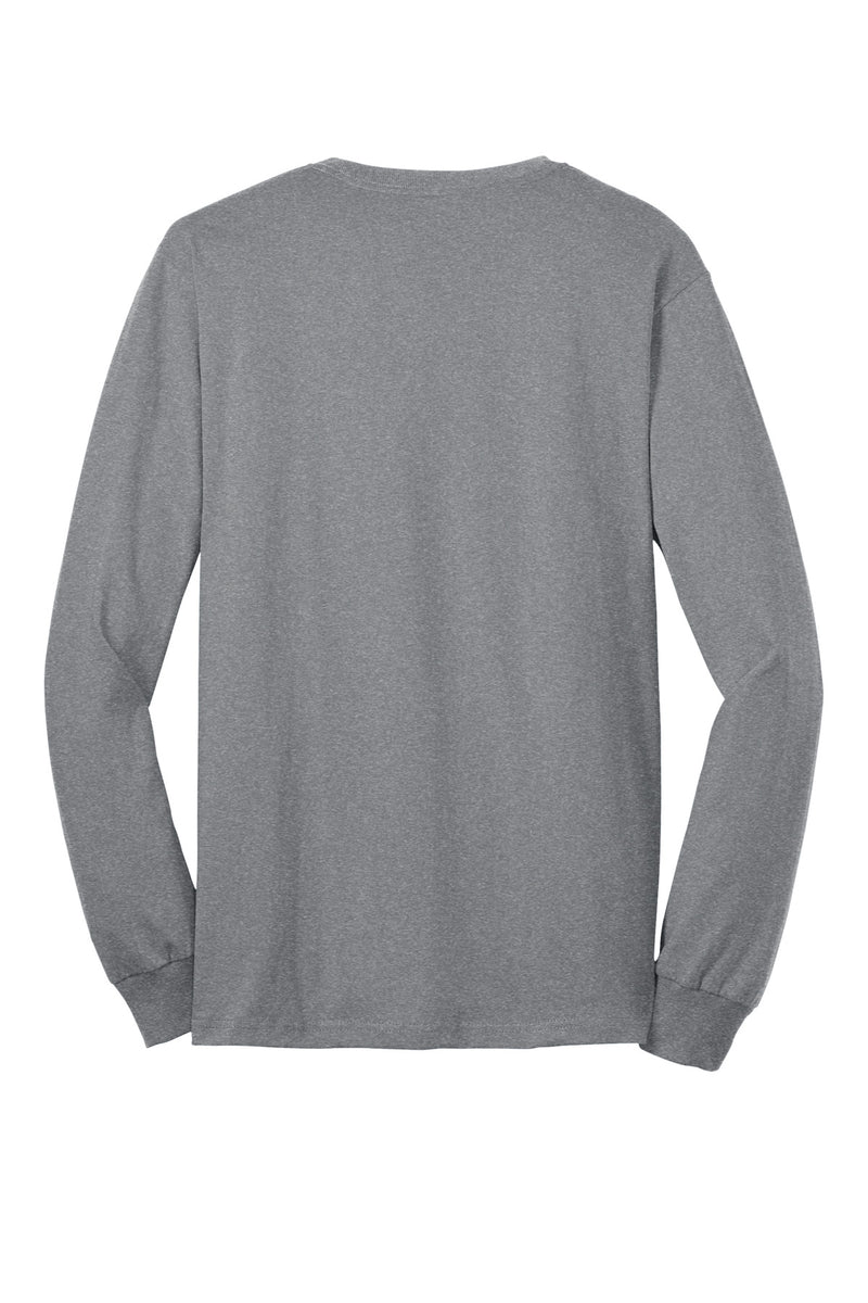 Port & Co Long Sleeve Core Blend Tee - Athletic Heather