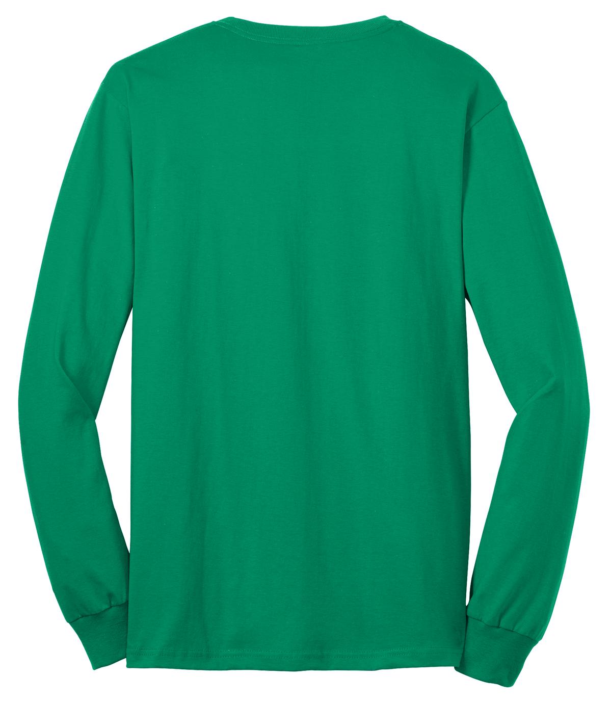Port & Co Long Sleeve Core Blend Tee - Kelly