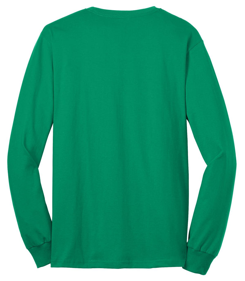 Port & Co Long Sleeve Core Blend Tee - Kelly