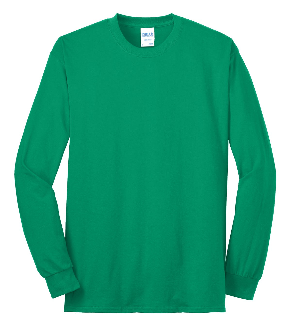 Port & Co Long Sleeve Core Blend Tee - Kelly