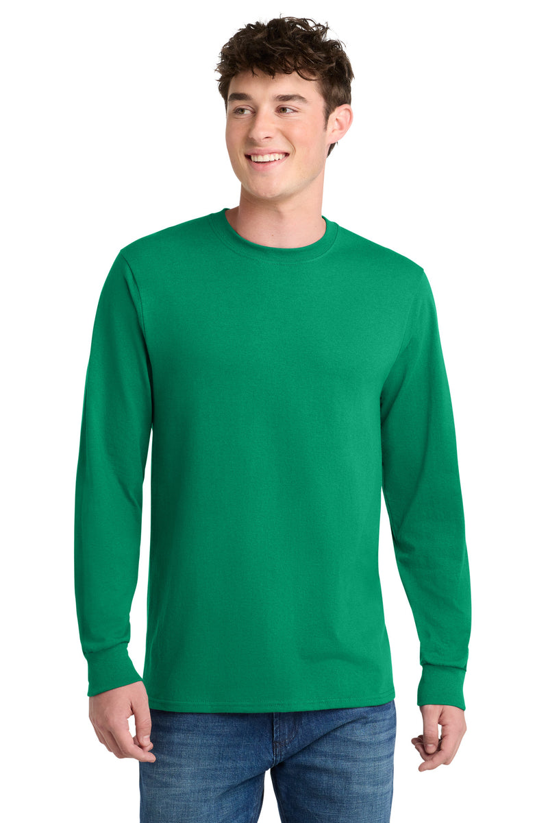 Port & Co Long Sleeve Core Blend Tee - Kelly
