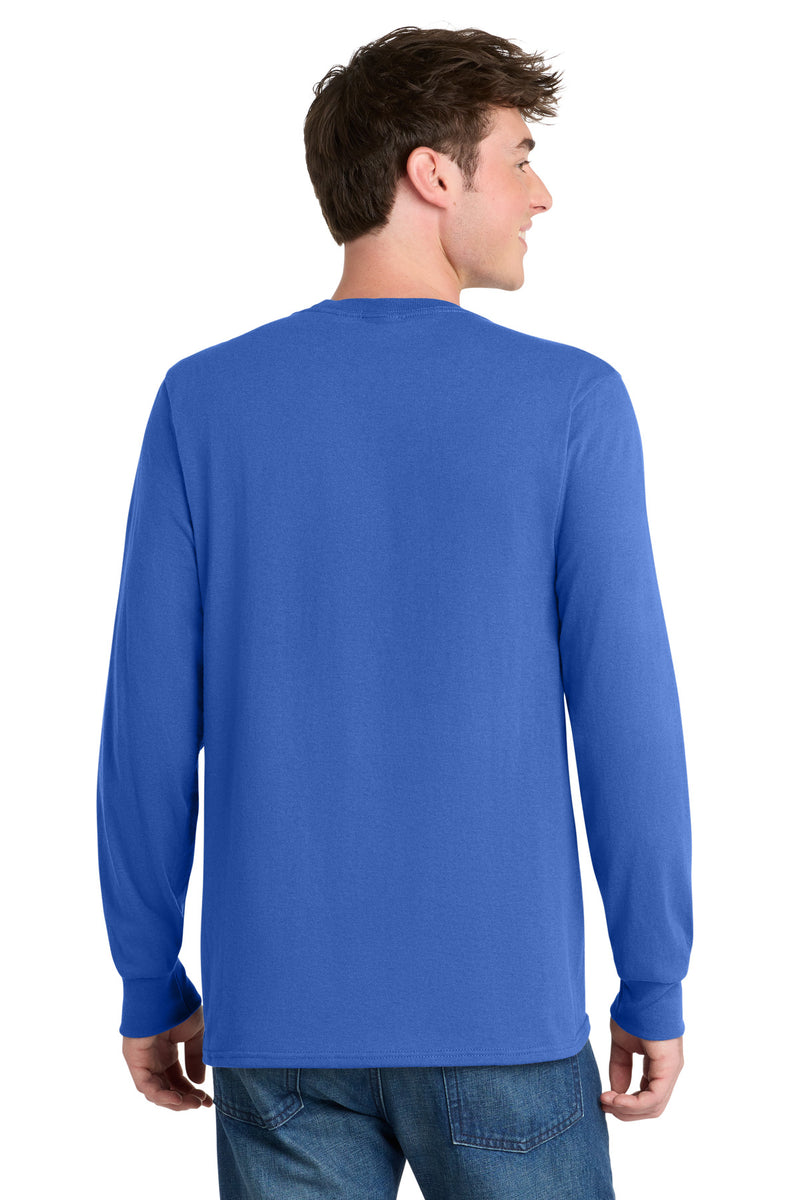Port & Co Long Sleeve Core Blend Tee - Royal