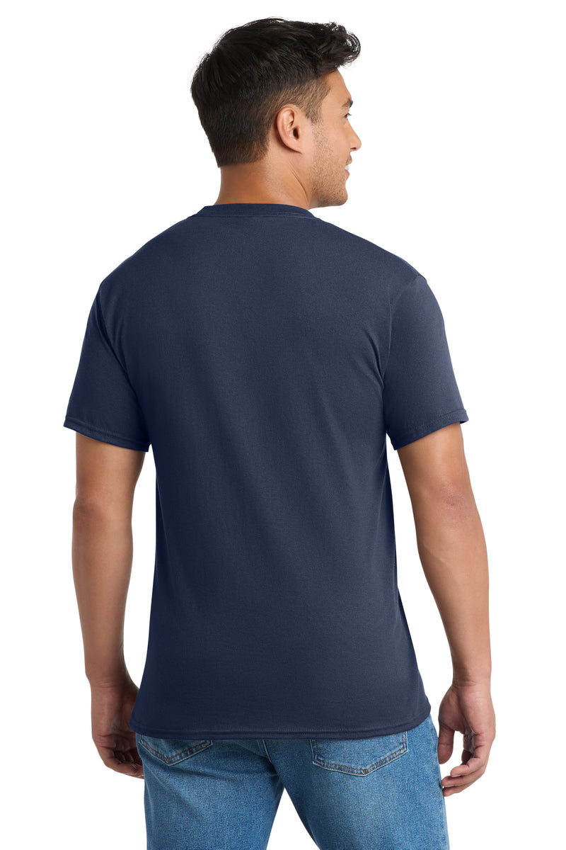 Port & Co Tall Core Blend Pocket Tee - Navy
