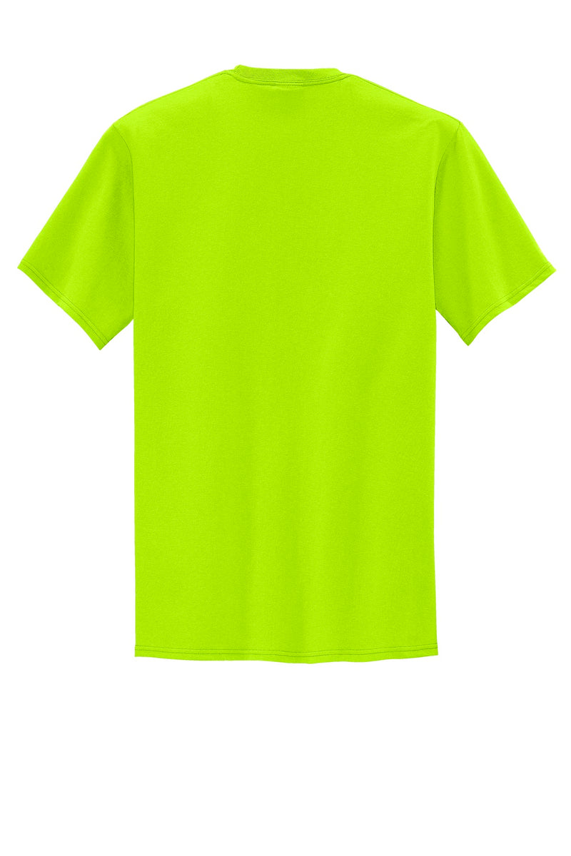 Port & Co Tall Core Blend Pocket Tee - Safety Green