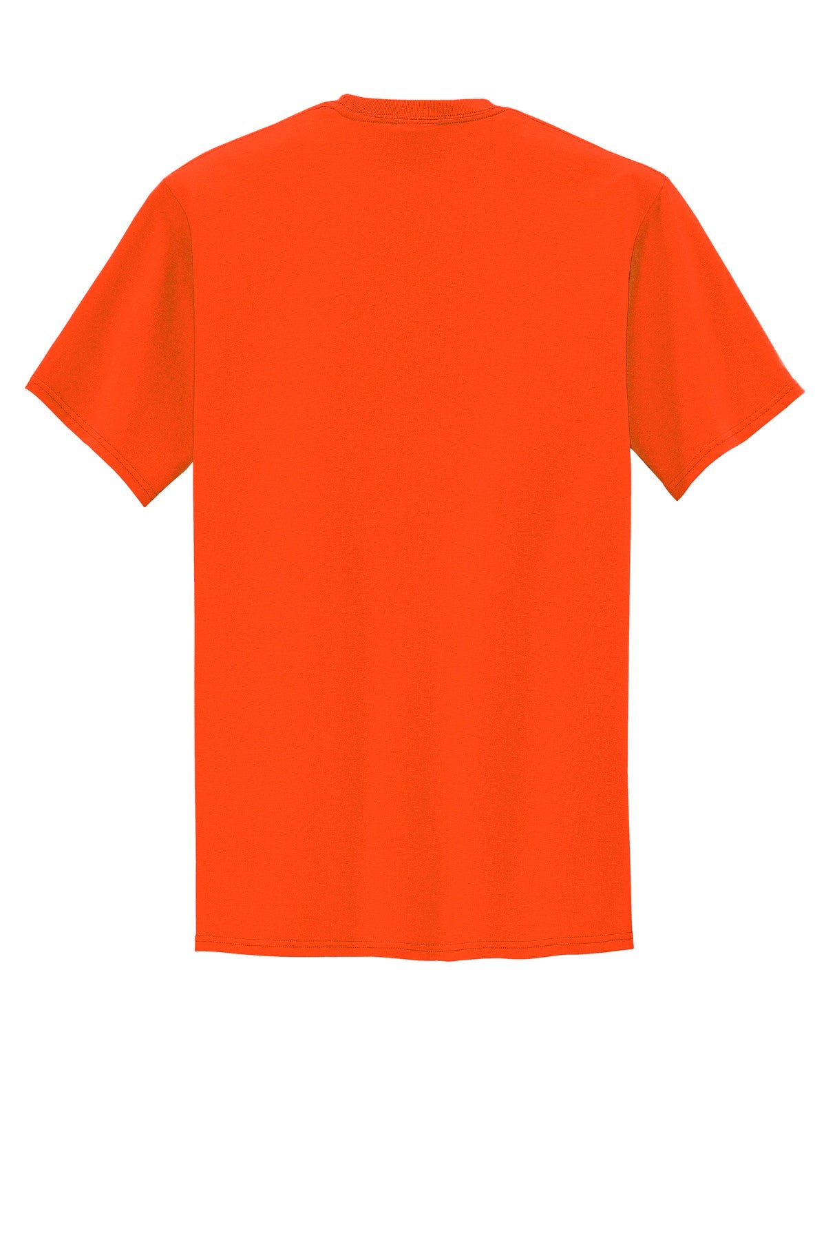 Port & Co Tall Core Blend Pocket Tee - Safety Orange