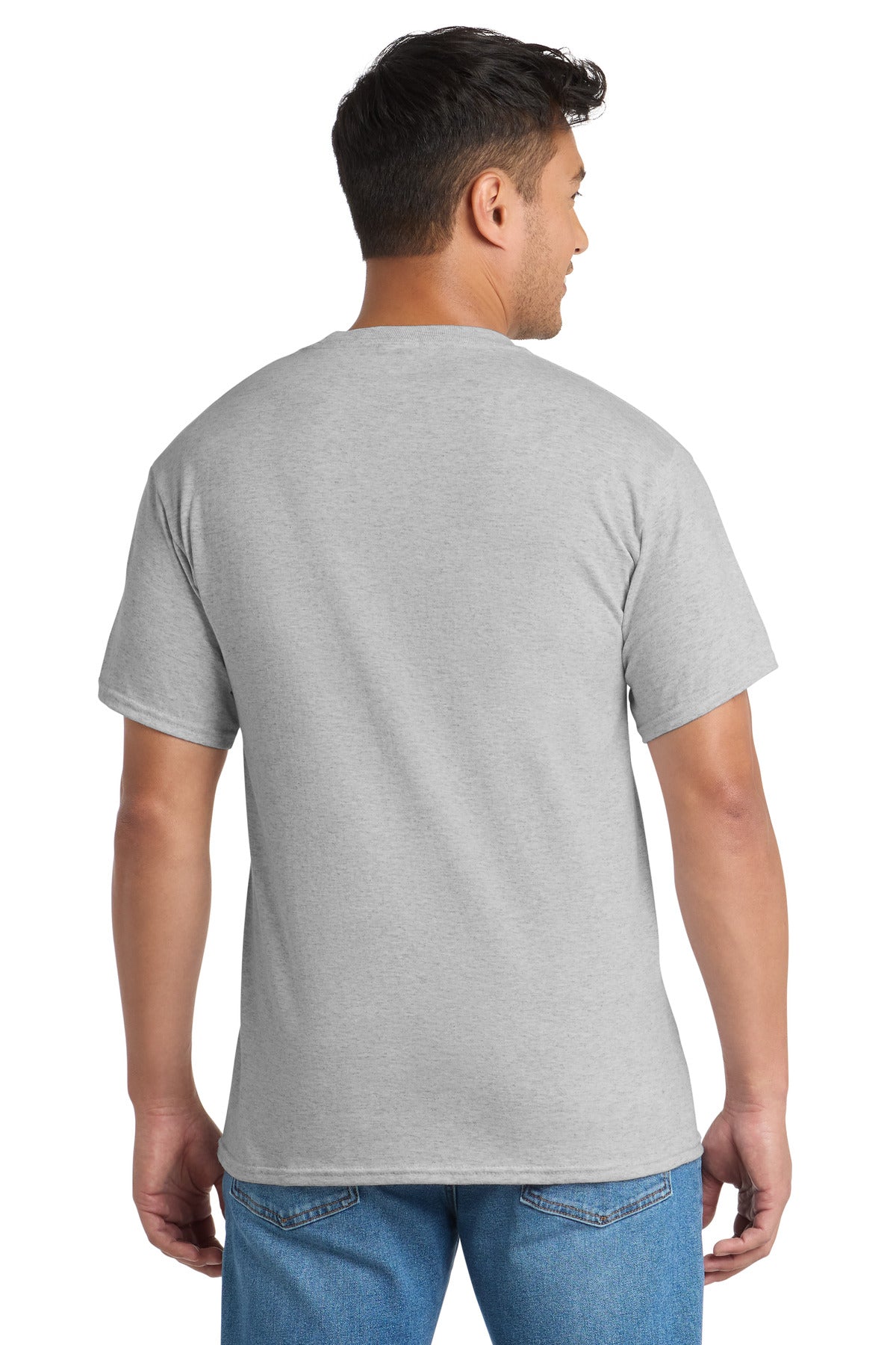 Port & Co Core Blend Pocket Tee - Ash