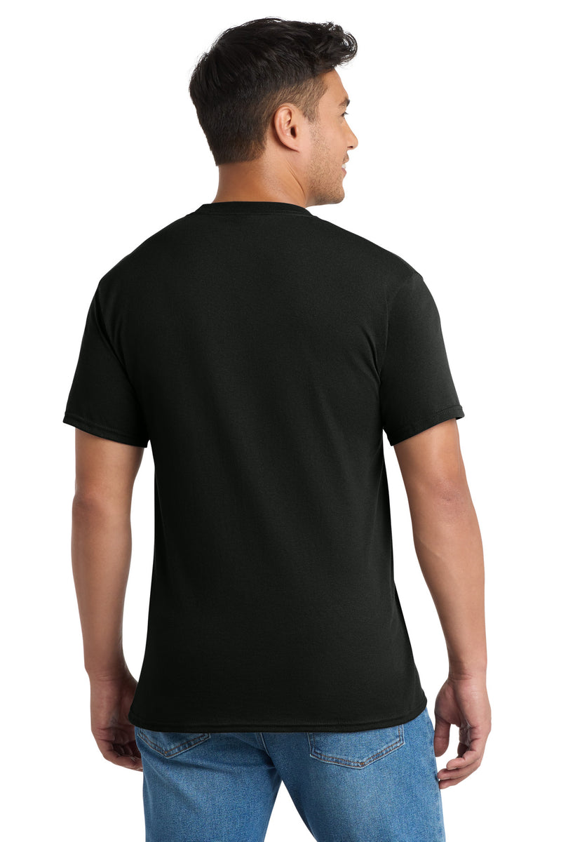 Port & Co Core Blend Pocket Tee - Jet Black
