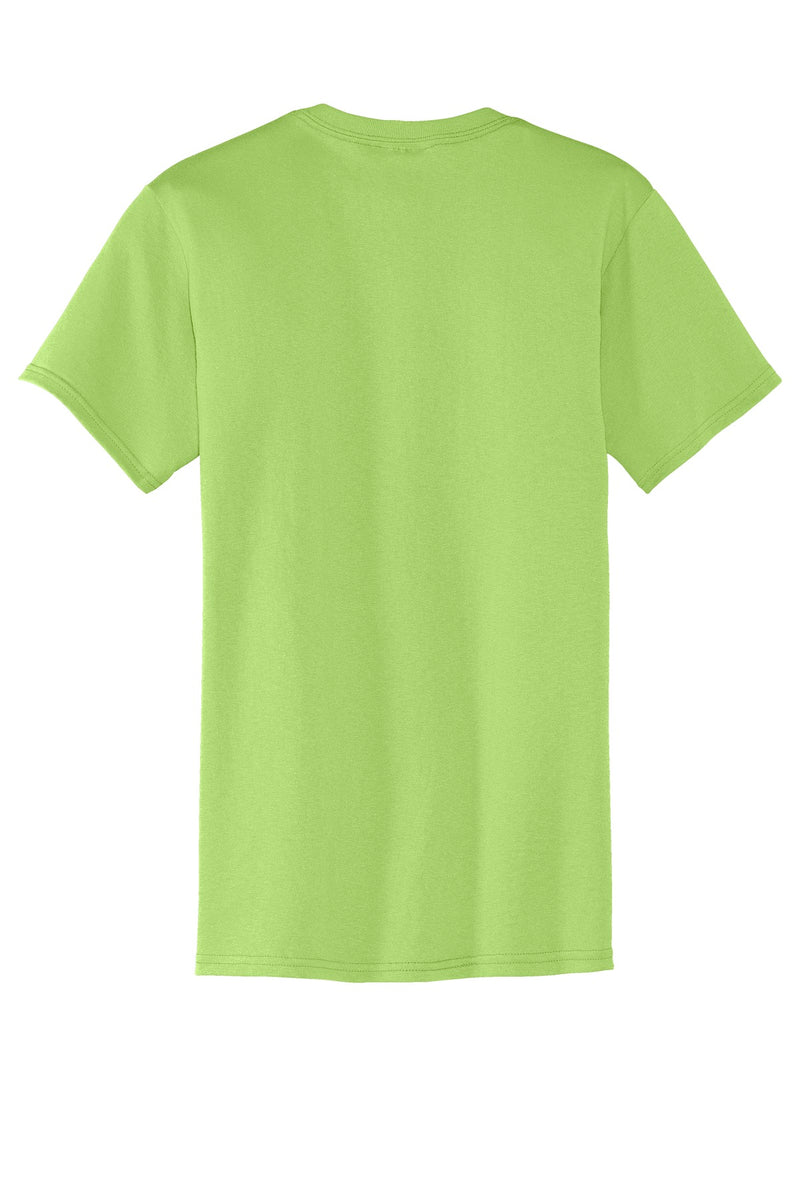 Port & Co Core Blend Pocket Tee - Lime