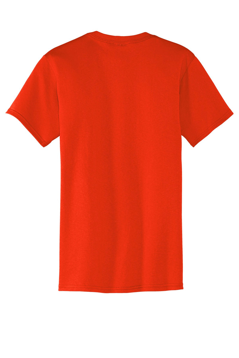 Port & Co Core Blend Pocket Tee - Orange