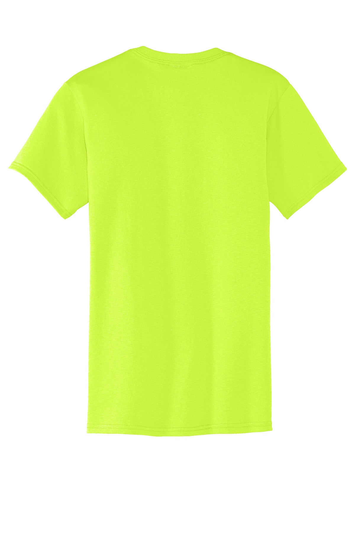 Port & Co Core Blend Pocket Tee - Safety Green