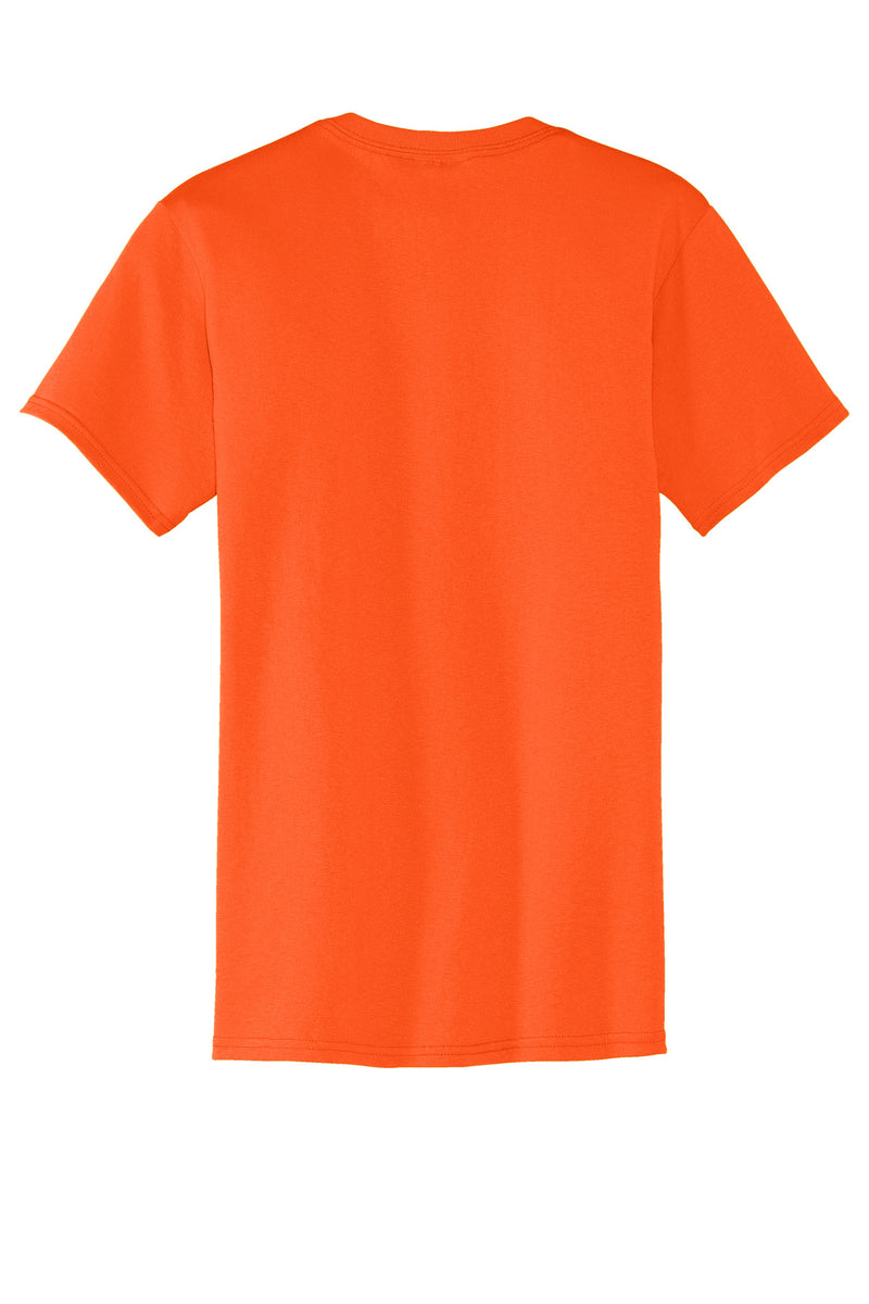 Port & Co Core Blend Pocket Tee - Safety Orange