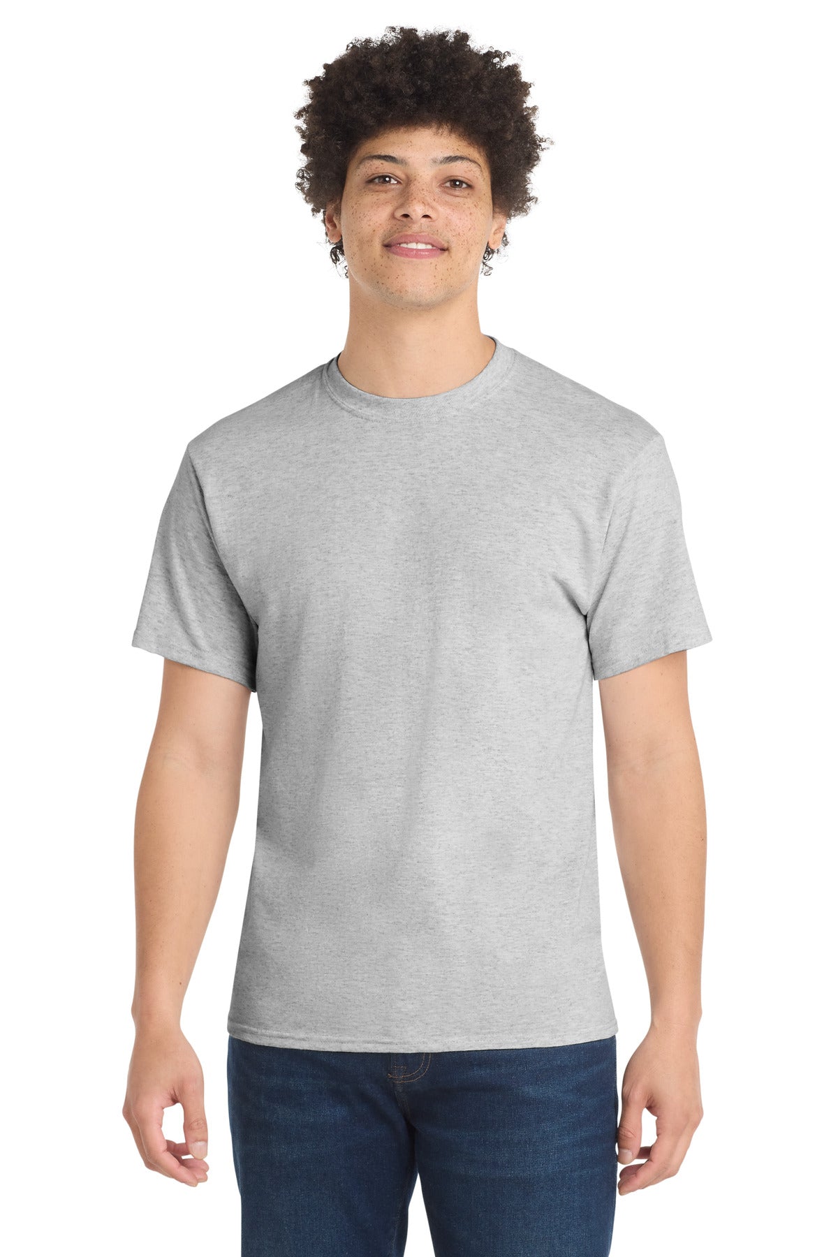 Port & Co Tall Core Blend Tee - Ash