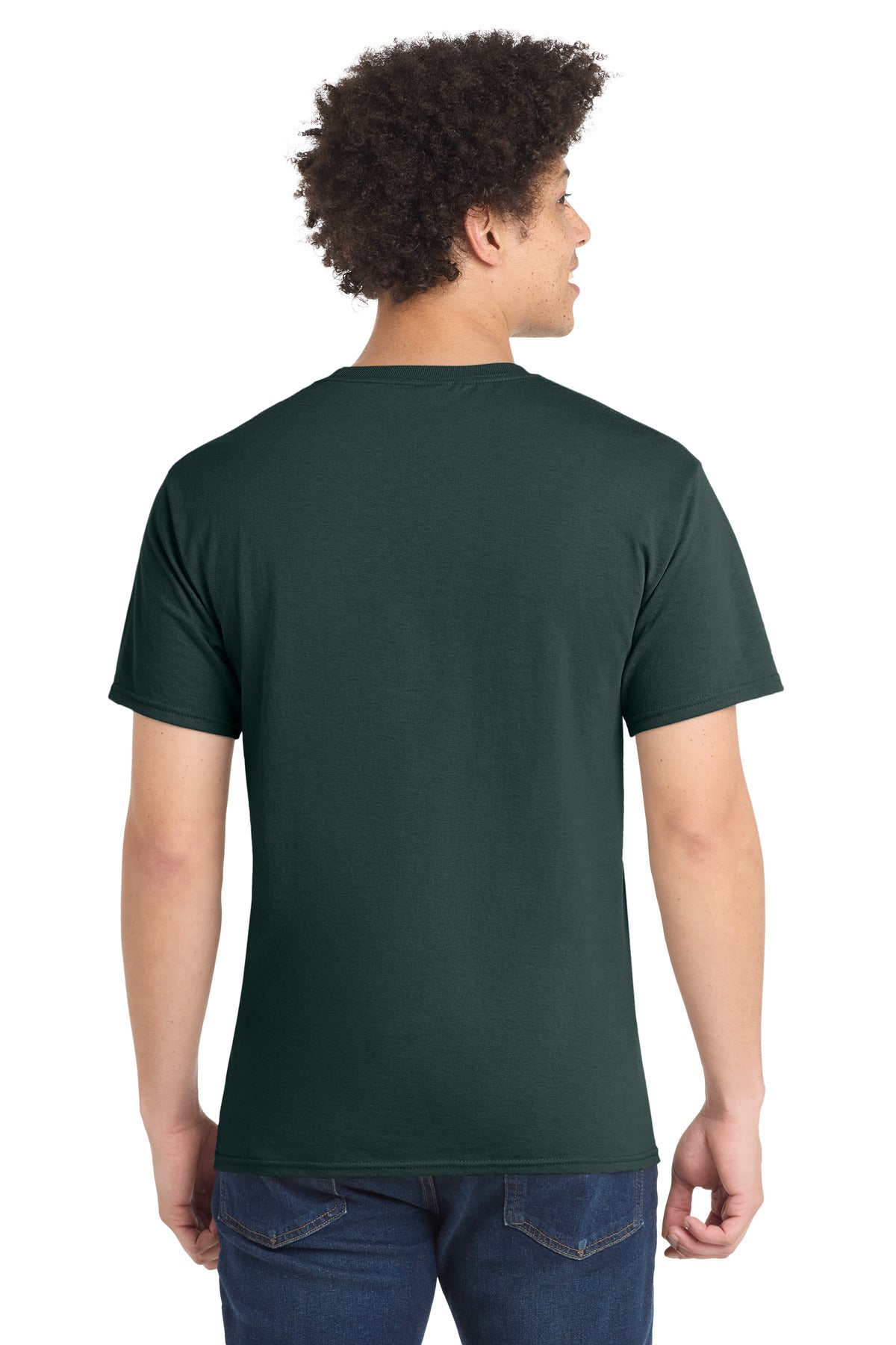 Port & Co Tall Core Blend Tee - Dark Green