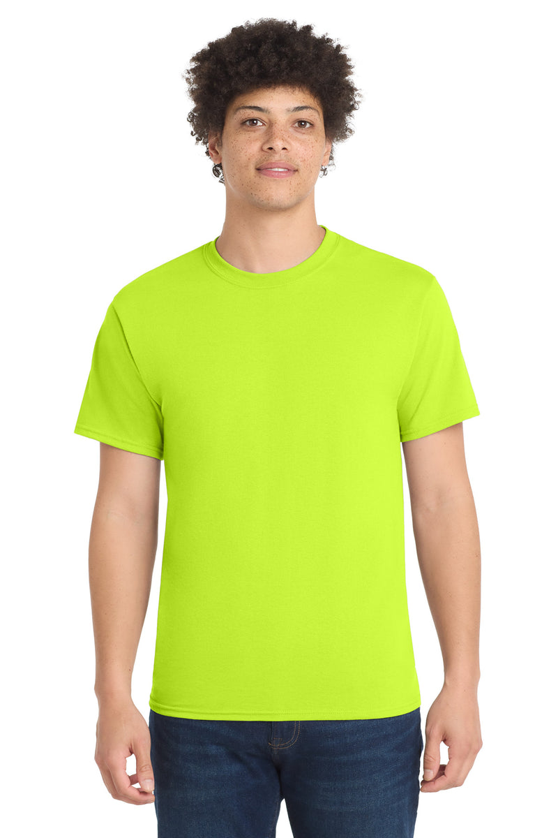 Port & Co Tall Core Blend Tee - Safety Green