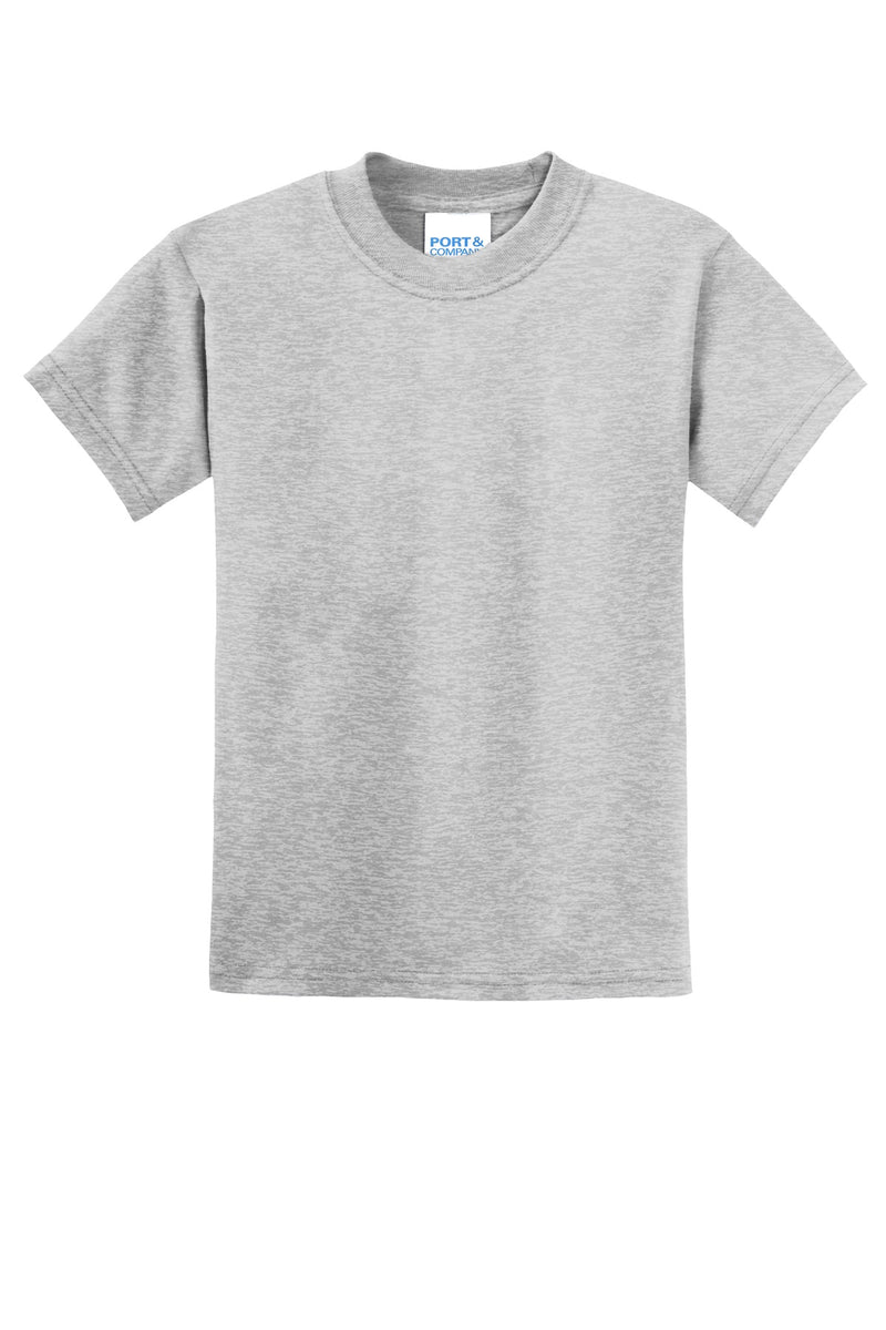 Port & Co Youth Core Blend Tee - Ash