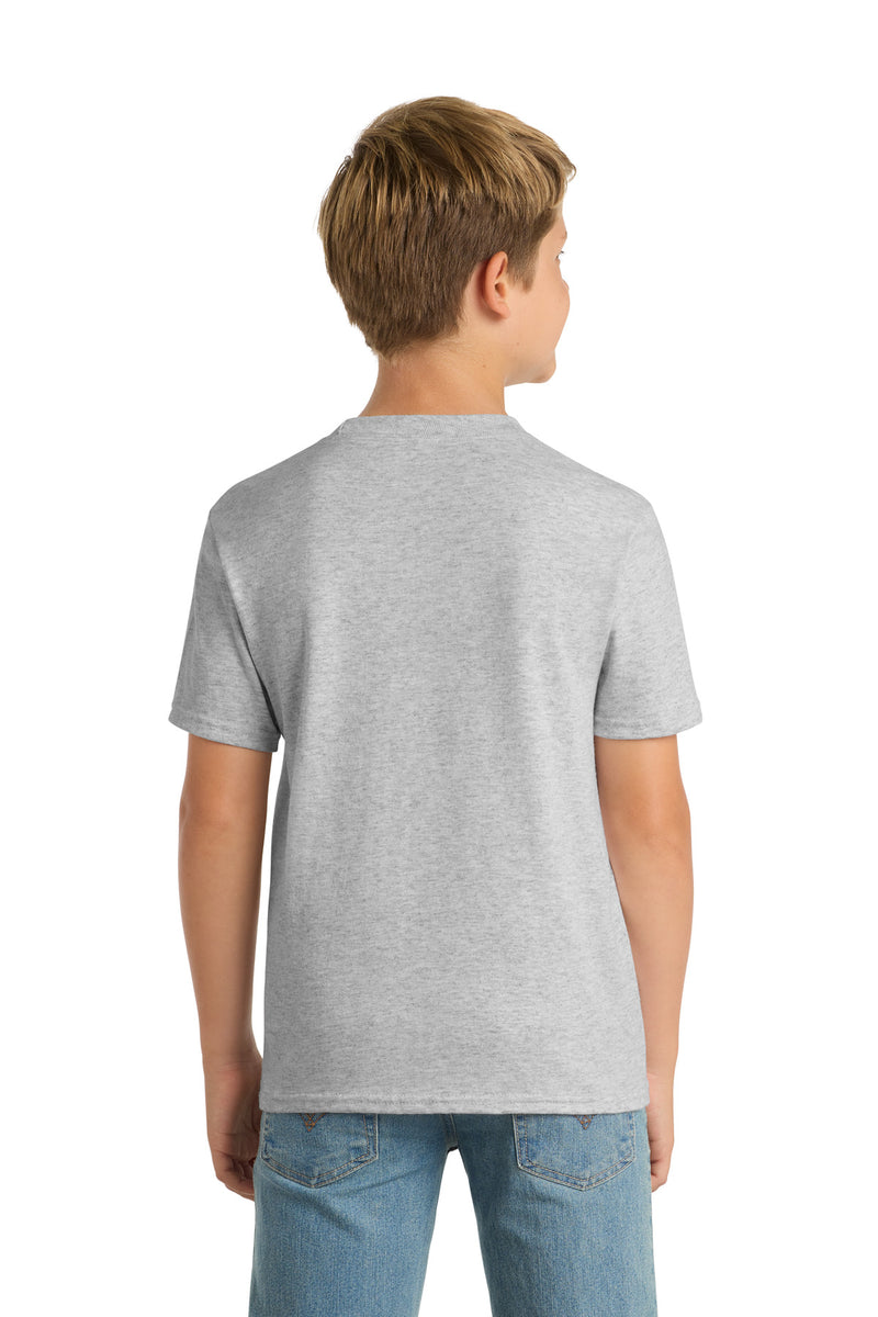Port & Co Youth Core Blend Tee - Ash