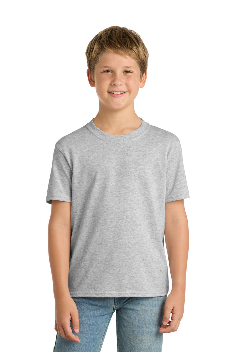 Port & Co Youth Core Blend Tee - Ash
