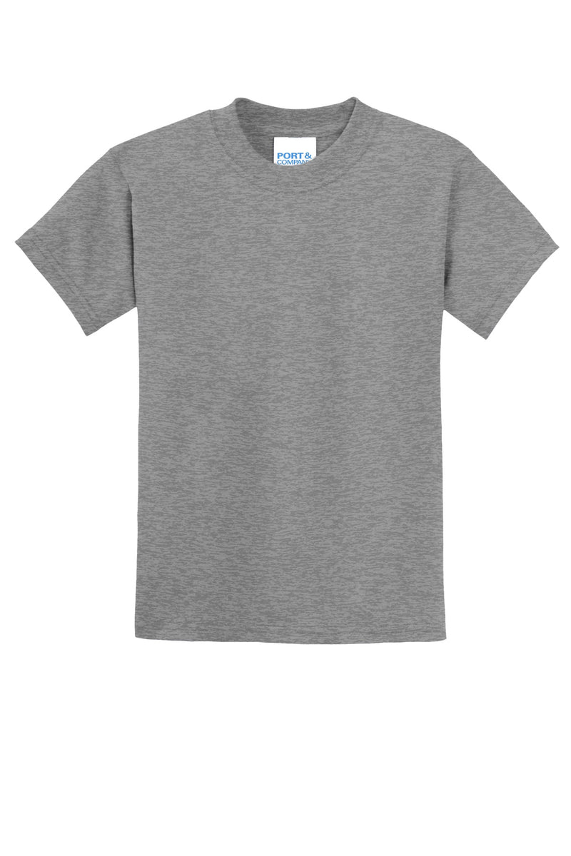 Port & Co Youth Core Blend Tee - Athletic Heather