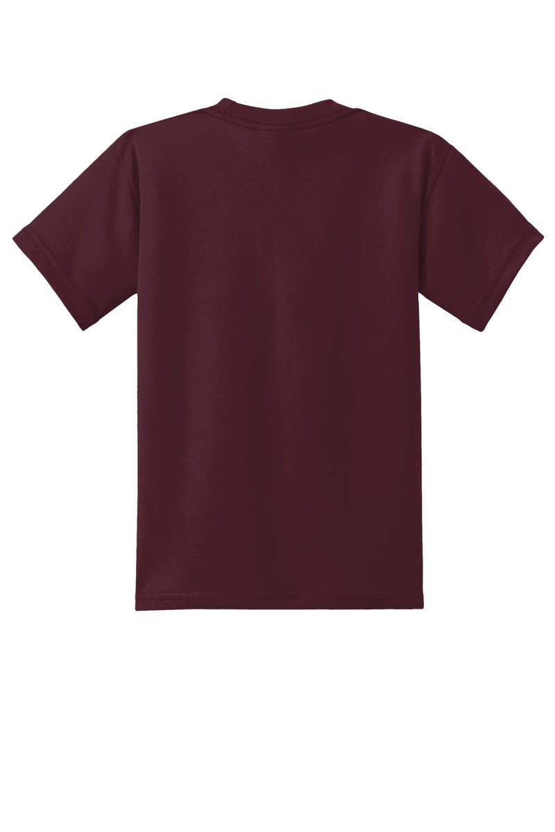 Port & Co Youth Core Blend Tee - Athletic Maroon