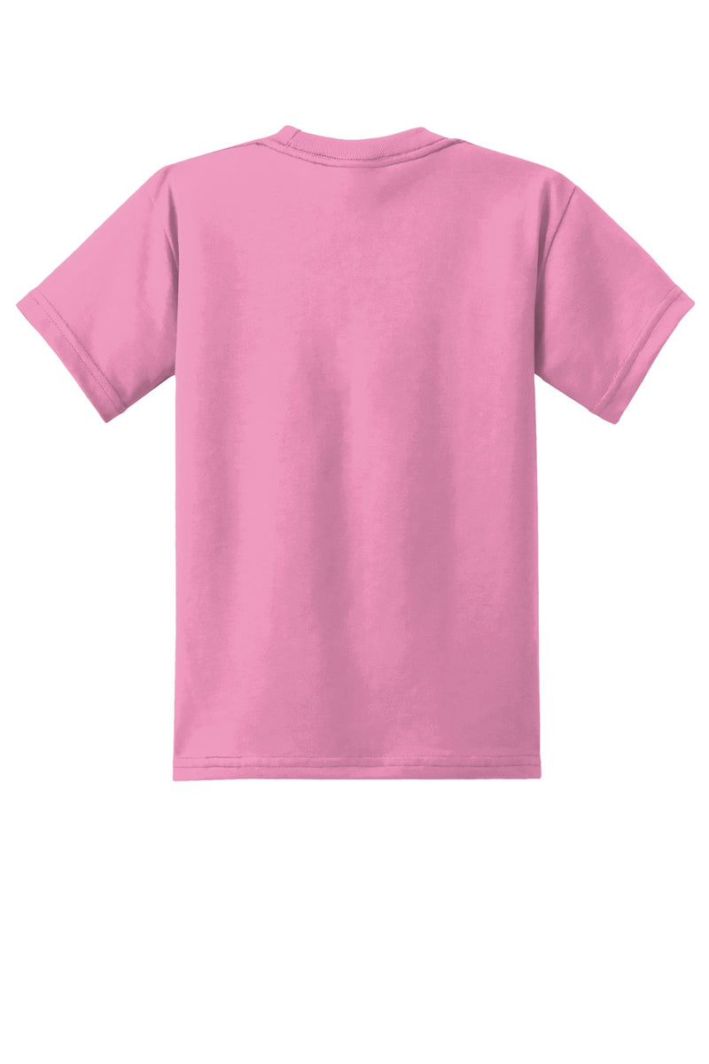 Port & Co Youth Core Blend Tee - Candy Pink