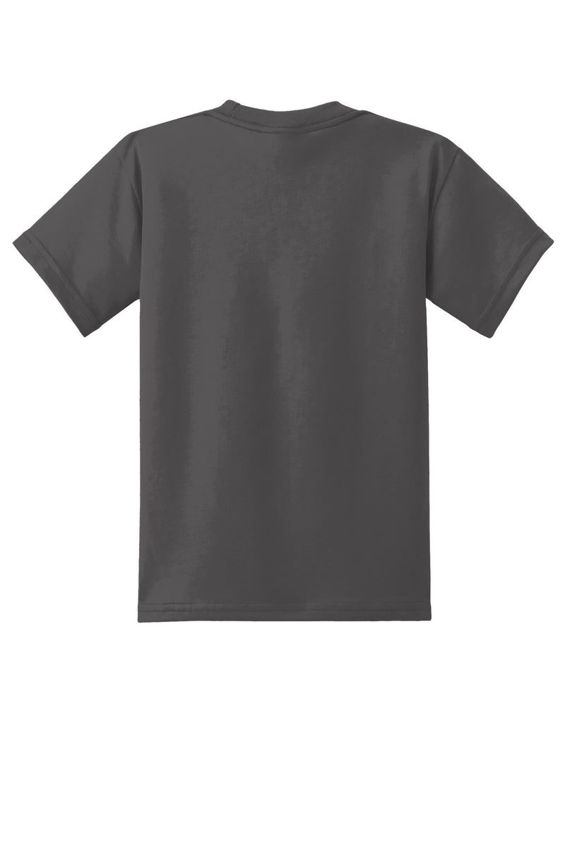 Port & Co Youth Core Blend Tee - Charcoal