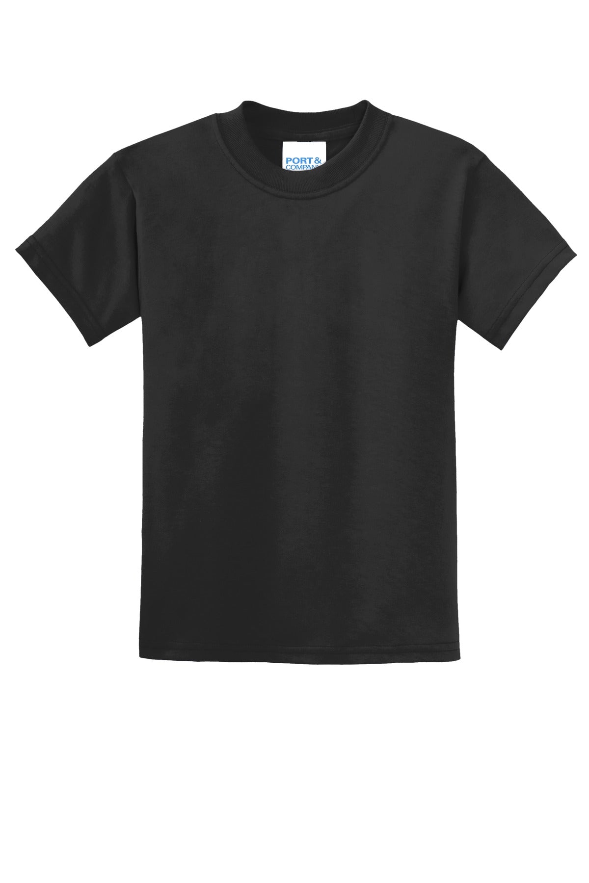 Port & Co Youth Core Blend Tee - Jet Black
