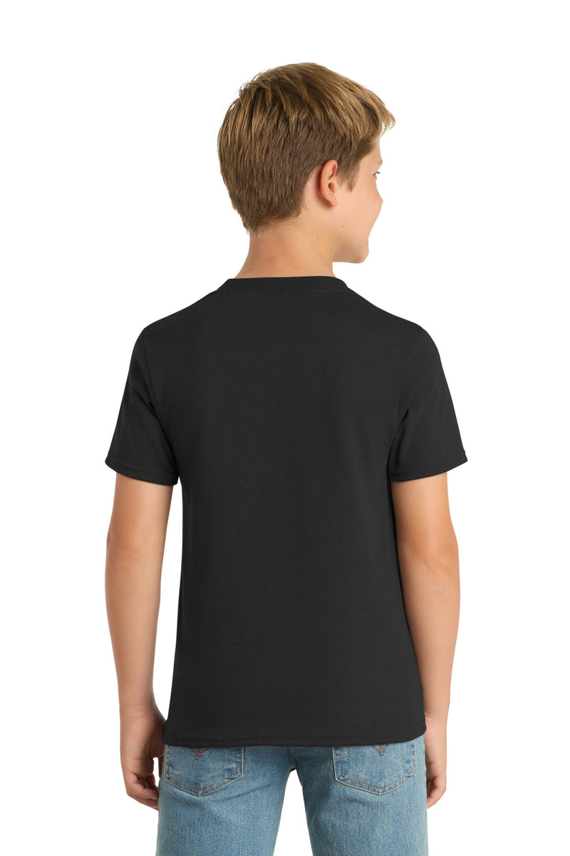 Port & Co Youth Core Blend Tee - Jet Black