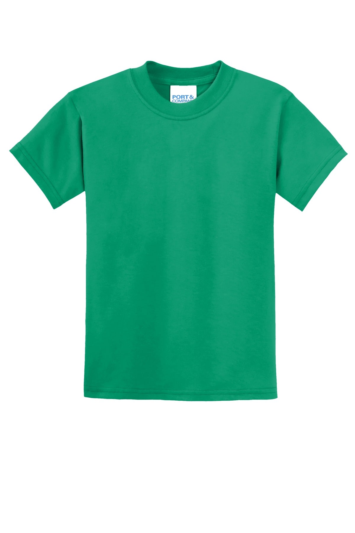 Port & Co Youth Core Blend Tee - Kelly