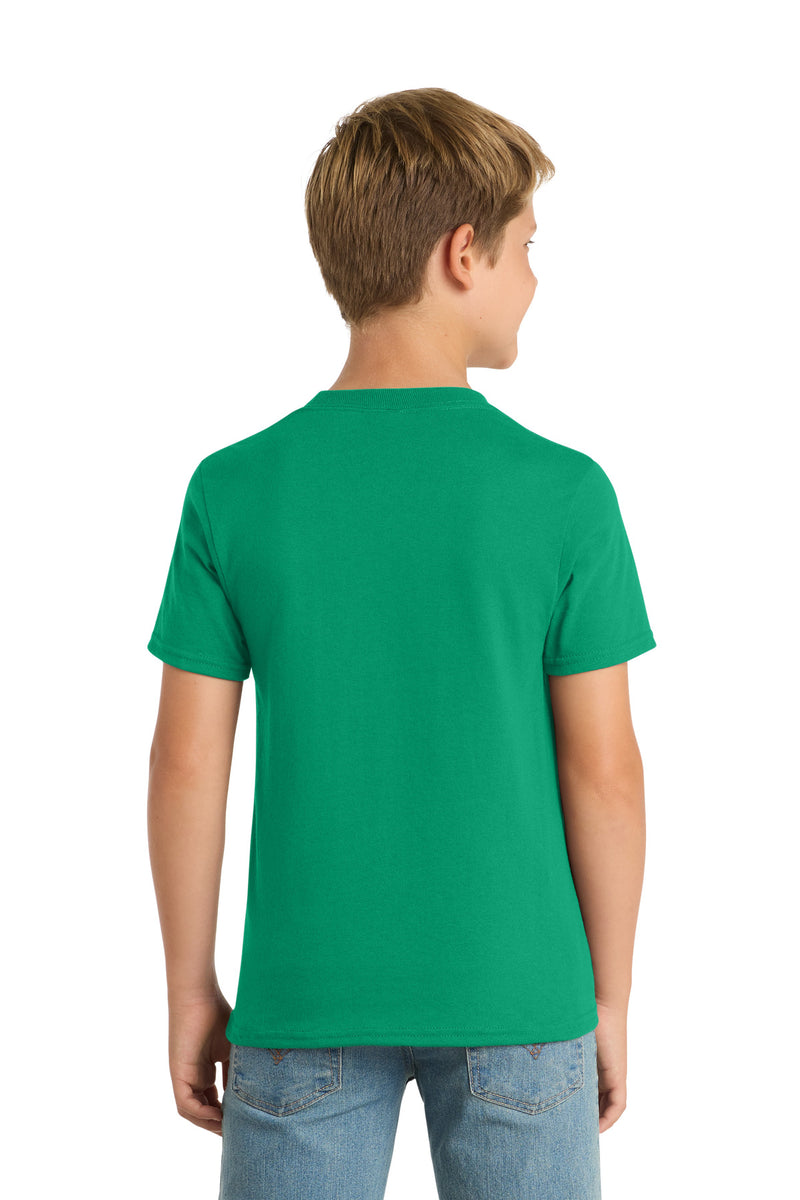 Port & Co Youth Core Blend Tee - Kelly
