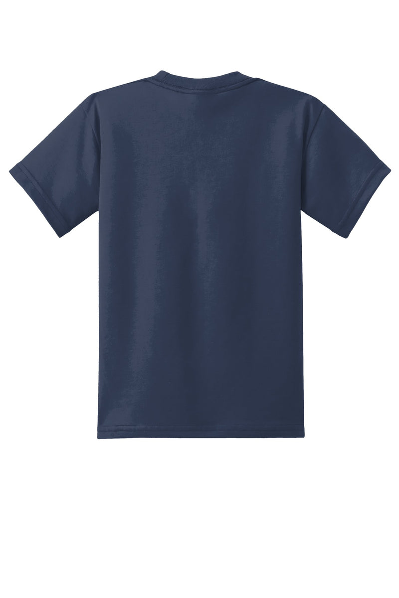 Port & Co Youth Core Blend Tee - Navy