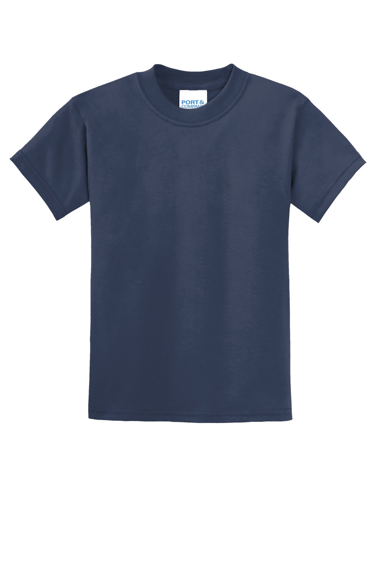 Port & Co Youth Core Blend Tee - Navy