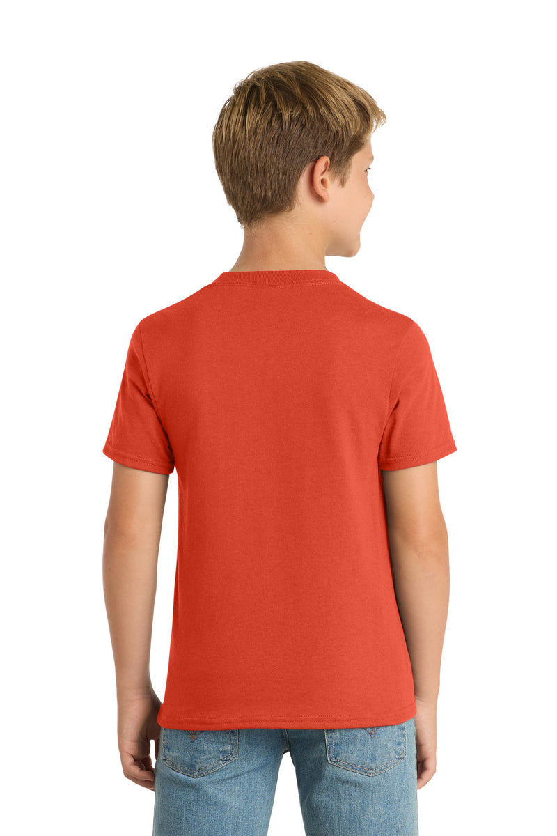 Port & Co Youth Core Blend Tee - Orange