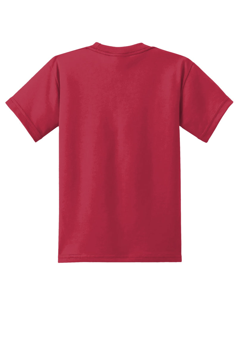 Port & Co Youth Core Blend Tee - Red